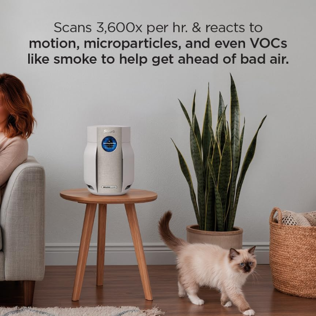 Shark BreatheClear Compact Pro Smart Air Purifier | Dove | HP062UK - Image 5