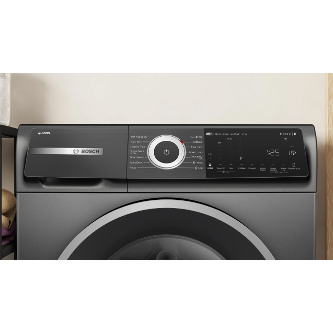 Bosch Series 6 Washing Machine 10kg 1400sp - Cast Iron Grey | WGH254ARGB - Image 2