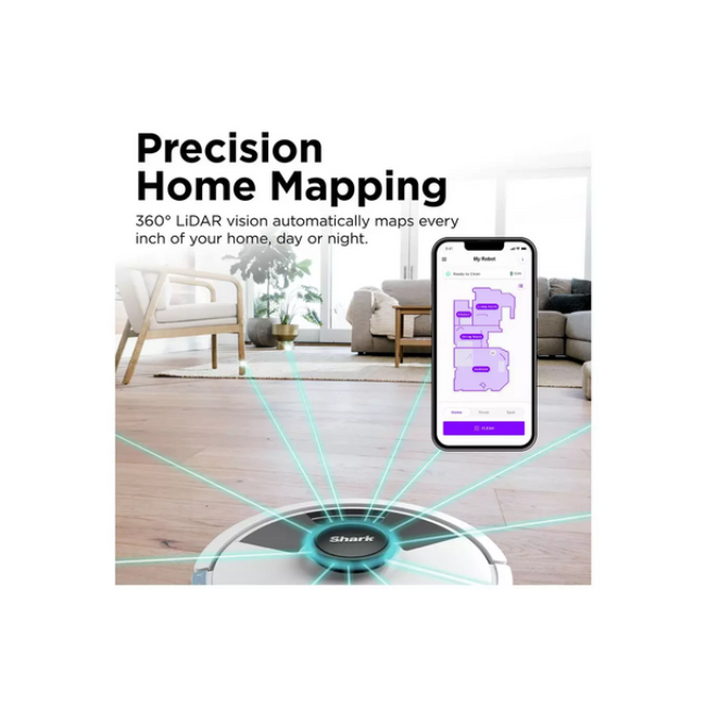 Shark Matrix Plus 2-In-1 Robot Vacuum & Mop | White | RV2620WDUKWH - Image 6