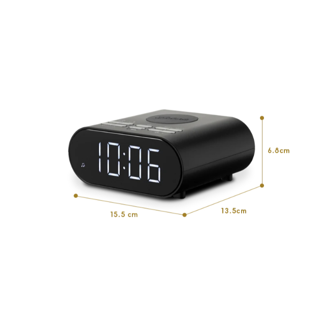 Roberts Alarm Clock in Black | ORTUS CHARGEBK - Image 4
