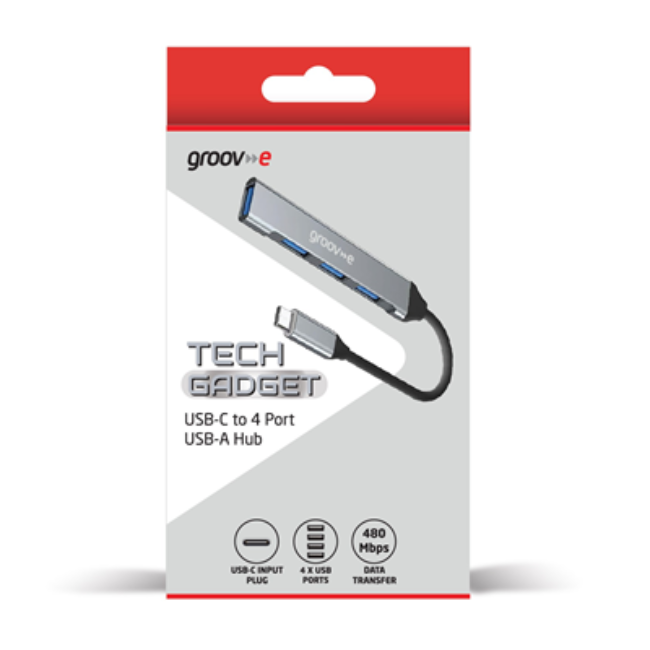 Groove USB-C To 4 Port USB-A Hub | GVPC30SR - Image 3
