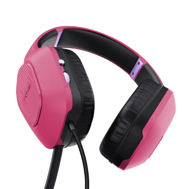 Trust GXT 415P Zirox Gaming Headset | Pink | T24992 - Image 3