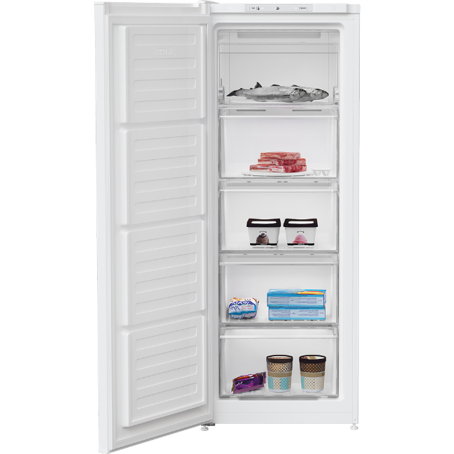 Beko Freestanding Tall Frost Free Freezer with Freezer Guard - White | FNE4545W - Image 2