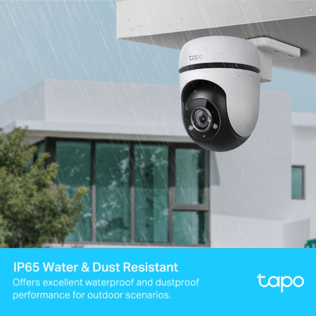 TP-Link Outdoor Pan/Tilt Wifi Camera - White | TAPO-C500 - Image 4