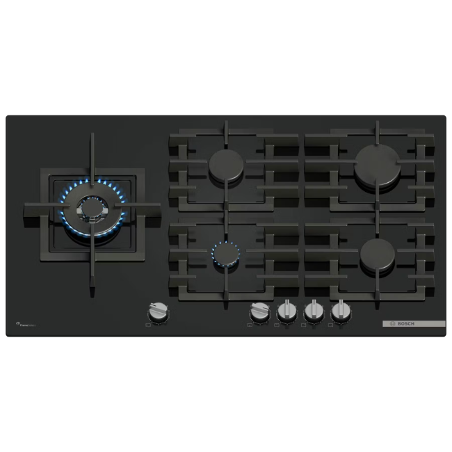 Bosch Series 6 Gas Hob 5 Burner - Black | PPM9A6I40