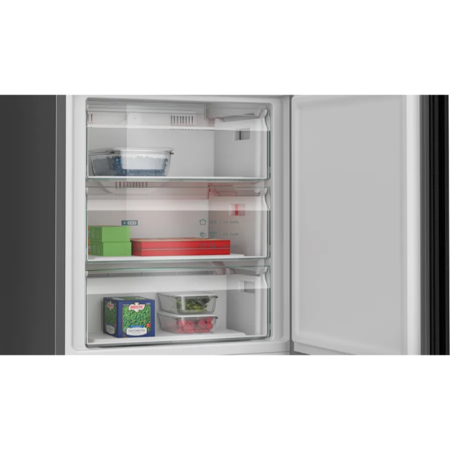 Siemens IQ300 Free-Standing Fridge-Freezer - Brushed Black Steel | KG49NXXCF - Image 3