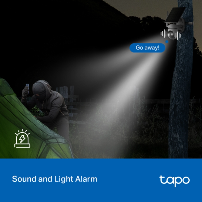 TP-Link Tapo 4g Sim 2k Solar Security Camera Kit Pan/tilt - White | TAPO-C615GKIT - Image 5