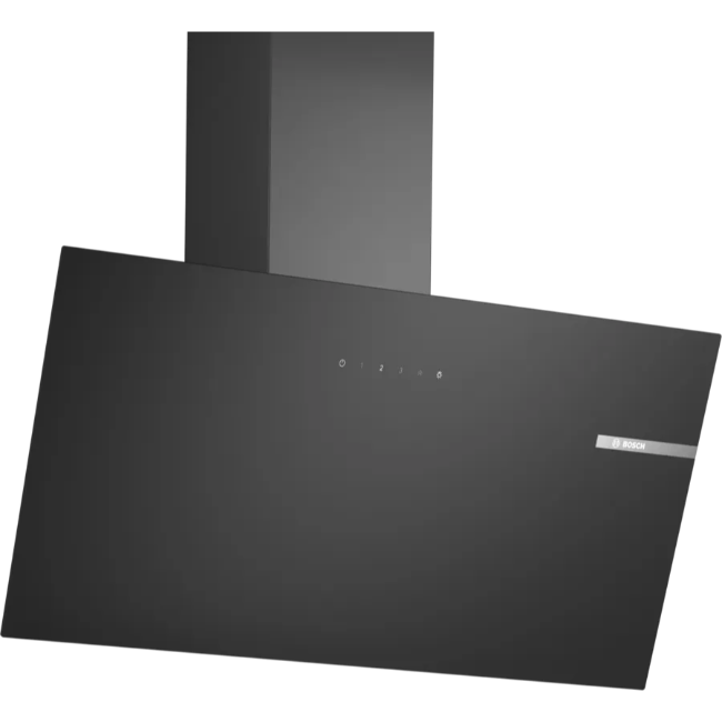 Bosch Series 2 Angled Wall-Mounted Cooker Hood 80 cm - Black | DWK85DK60B