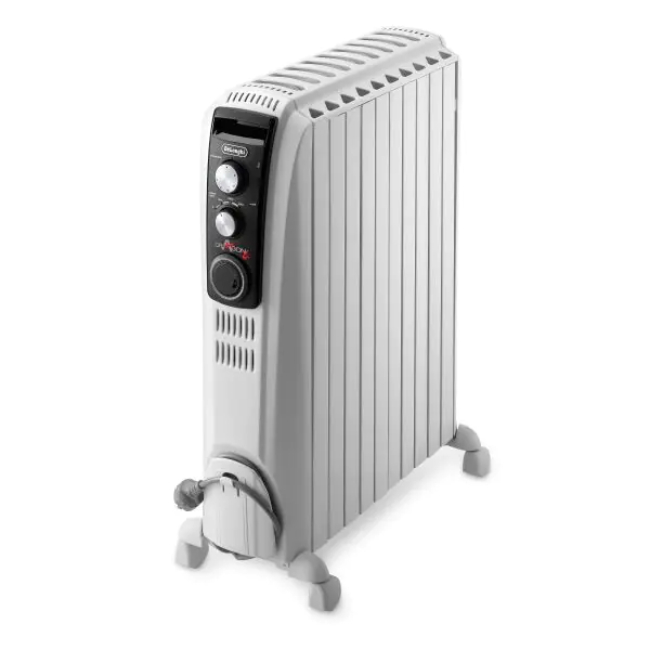 DeLonghi Dragon 4 2.5kW Oil Filled Radiator  | TRD41025T - Image 1 DeLonghi Dragon 4 2.5kW Oil Filled Radiator  | TRD41025T - Image 1
