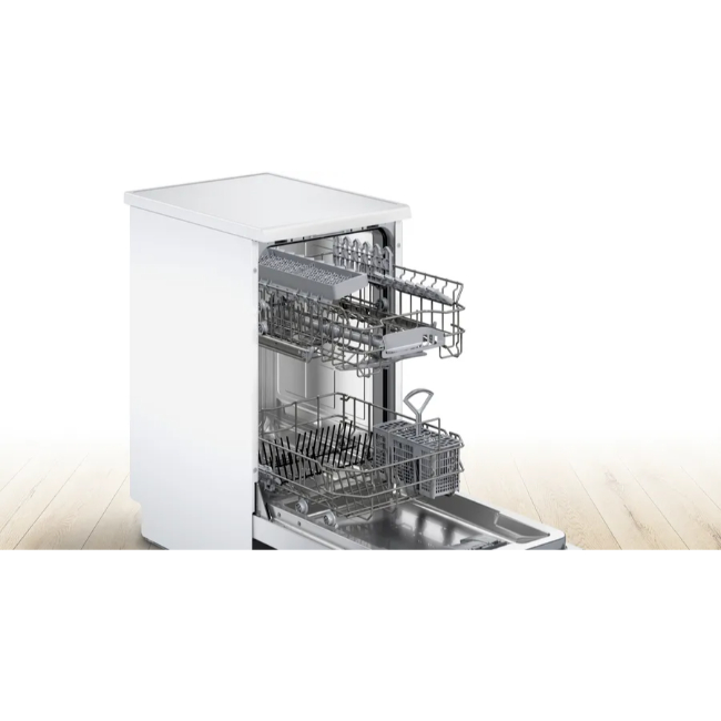 Bosch Series 2 Free-Standing Slim Dishwasher - White | SPS2IKW01G - Image 3
