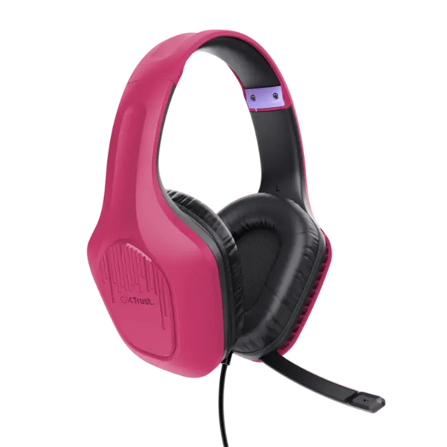 Trust GXT 415P Zirox Gaming Headset | Pink | T24992 - Image 5