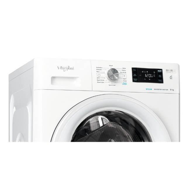 Whirlpool FreshCare+ Washing Machine - White | FFB9469WVUK - Image 4