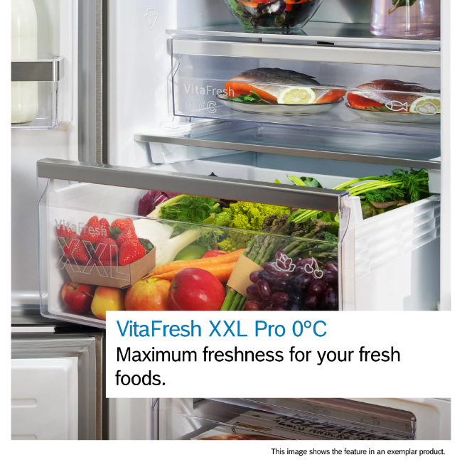 Bosch Series 4 Built-In Fridge-Freezer - White | KIN96VFD0 - Image 10