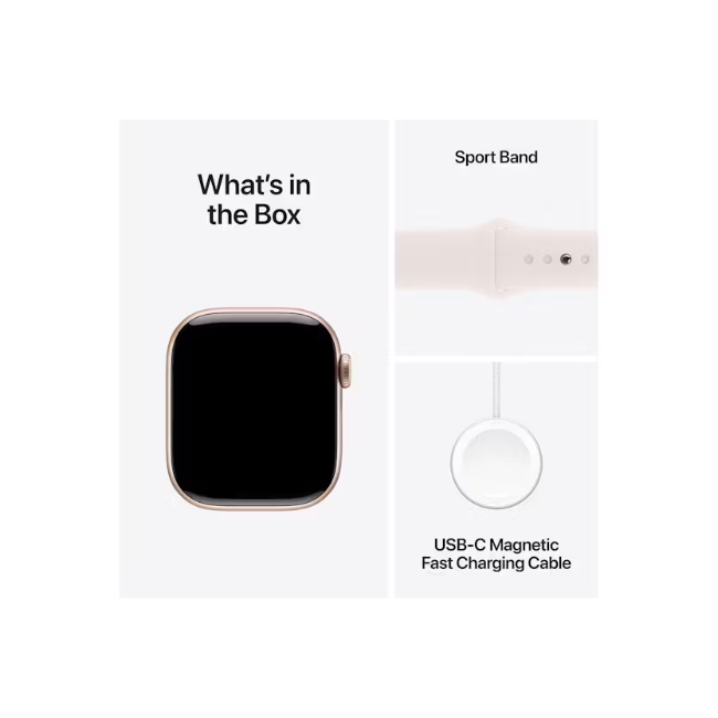 Apple Watch 10 GPS 42mm Sml/Med - Rose Gold | MWWH3QA-A - Image 8