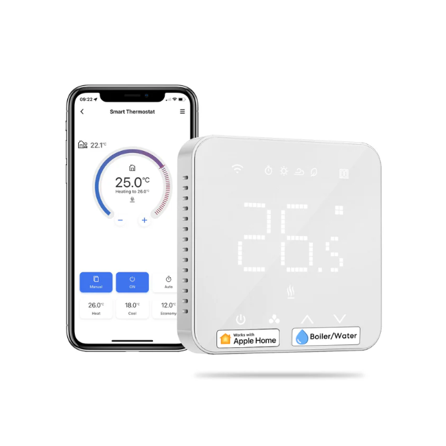 Meross Smart Wi-Fi Thermostat for Boiler/Water Heating System | MTS200BHK-EU