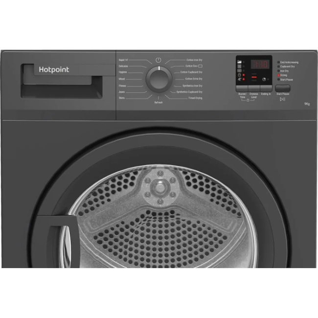Hotpoint Condenser Dryer 9kg - Anthracite | CHDC92GGGDUK - Image 3