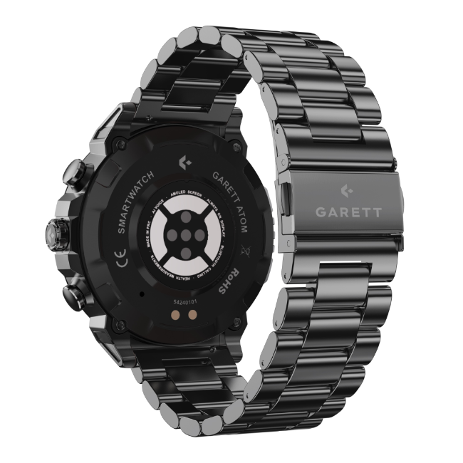 Garett Atom Smartwatch - Black Steel | ATOM-BLACK - Image 4