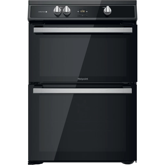 Hotpoint 60cm Cooker with Induction Hob - Black | HDT67I9HM2C/UK Hotpoint 60cm Cooker with Induction Hob - Black | HDT67I9HM2C/UK