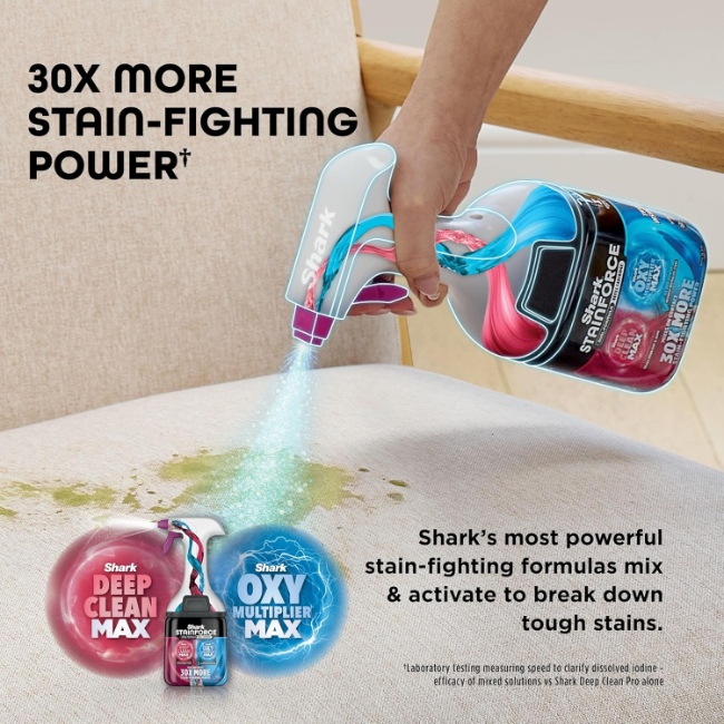 Shark StainForce 2 x 500ml Dual-Formula Refill | XSKBDHXCM500UK - Image 2
