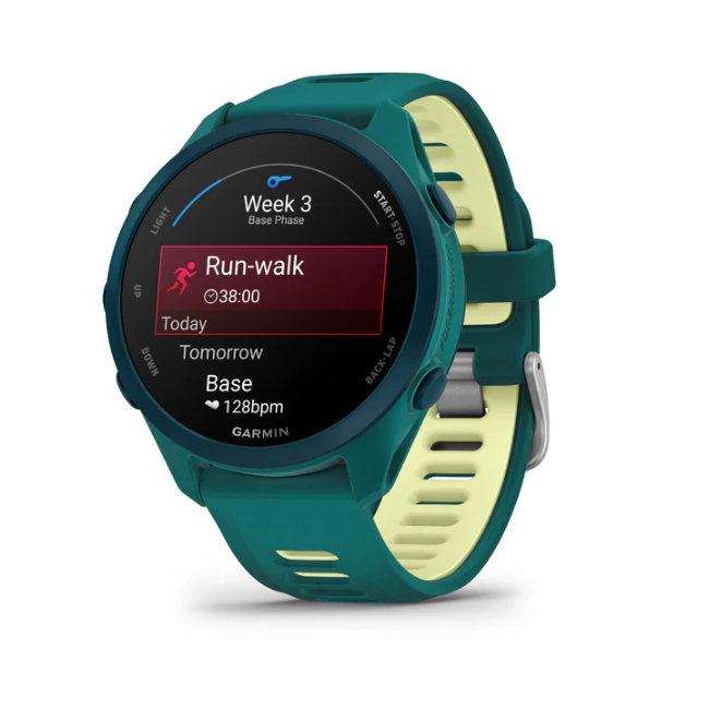 Garmin Forerunner 170 Music - Teal Green with Teal Green/Citron Band | 010-03920-12 - Image 3
