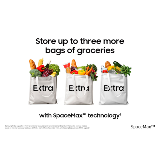 Samsung 640L Bespoke AI Series 6 Side-by-Side Fridge Freezer with SpaceMax™ - Silver | RS70F64KETEU - Image 6