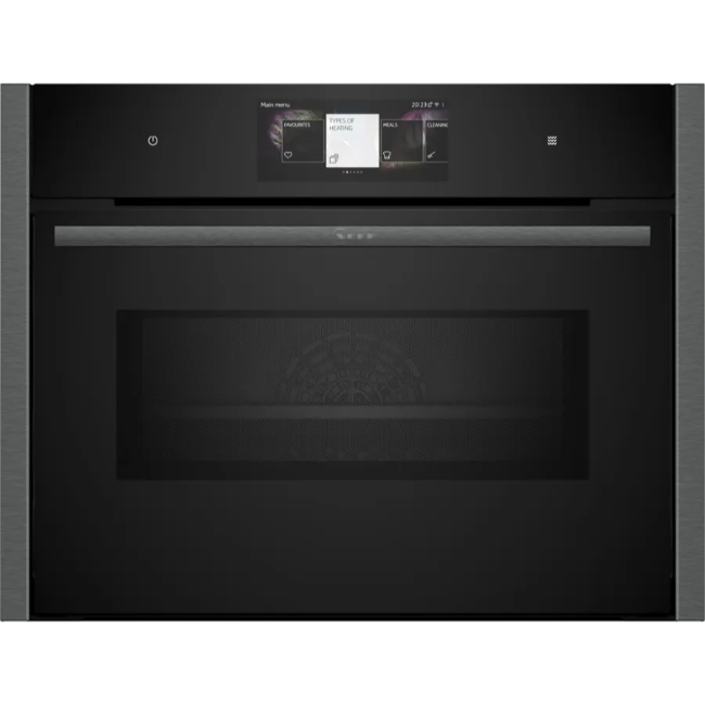 Neff N 90 Built-in Compact Oven with Microwave - Graphite-Grey | C24MT73G0B