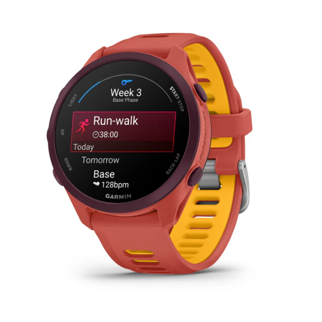 Garmin Forerunner 170 Music - Red Pink with Red Pink/Mango Band | 010-03920-13 - Image 9
