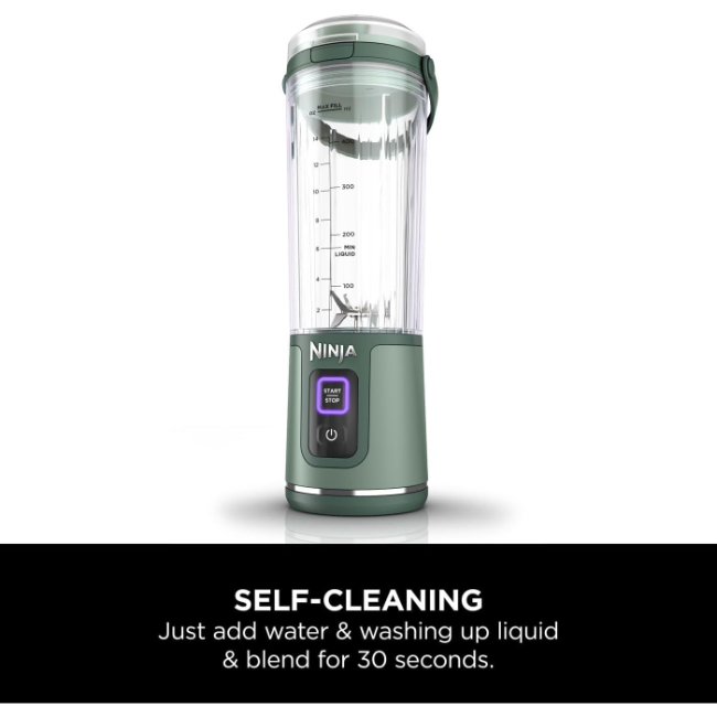 Ninja Blast Portable Blender | Forest Green | BC151UKEM - Image 4 Ninja Blast Portable Blender | Forest Green | BC151UKEM - Image 4