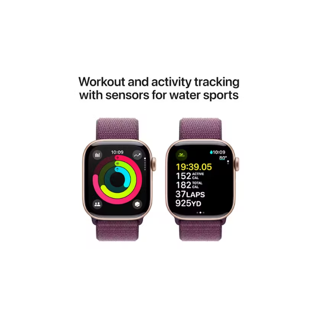 Apple Watch 10 GPS 46mm - Rose Gold/Plum | MWWV3QA-A - Image 6