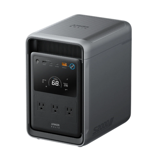 Anker Solix S2000 Portable Power Station - Grey | AS220211