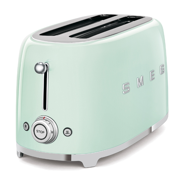 Smeg 4 Slice Toaster - Pastel Green | TSF02PGUK - Image 2
