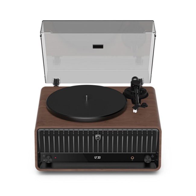 Philips Century Record Player “The Tina” - Brown & Black | TAV9000D-10