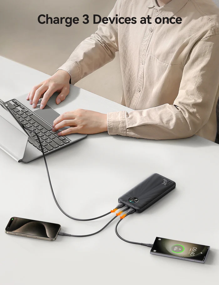 Joyroom LED Fast Charging Power Bank 10000mah - Black | HL-PB15 - Image 4