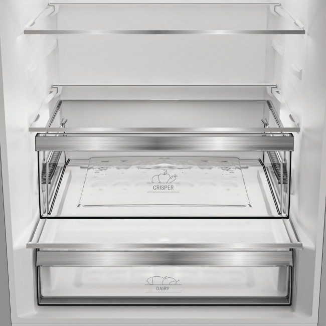 Hotpoint Dual No Frost 70/30 Fridge Freezer - Titanium Inox | HPK26493XP5UK - Image 7