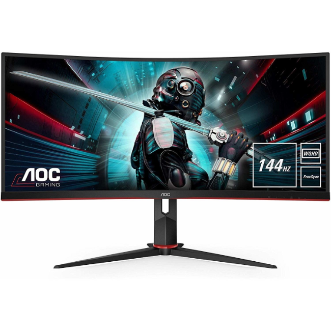 AOC 34" WQHD Curved Gaming Monitor | CU34G2X/BK AOC 34" WQHD Curved Gaming Monitor | CU34G2X/BK