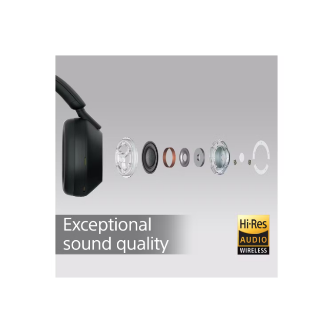 Sony Over-Ear Wireless Noise Cancelling Headphones - Black | WH1000XM5B.CE7 - Image 4