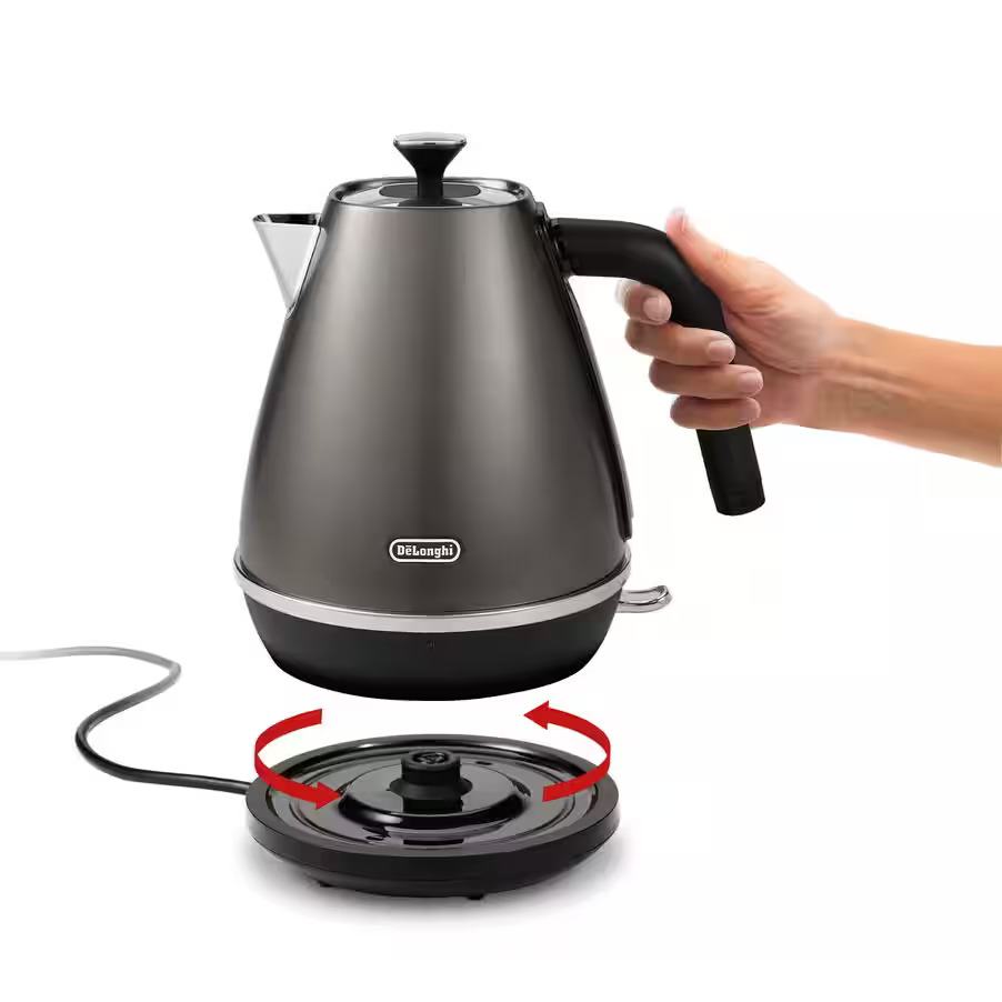 Delonghi Kettle Distinta Titanium | KBIN3001.TB - Image 4