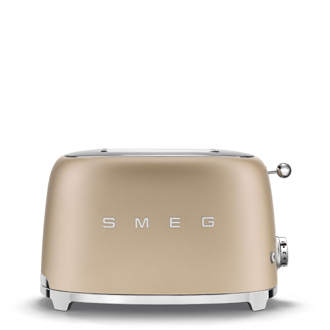 Smeg 2 Slot Toaster - Champagne | TSF01CHMUK - Image 3