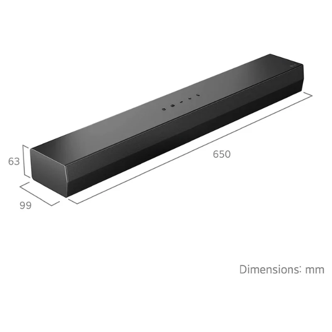 LG US20A 2.0ch Soundbar - Black | US20A.AGBRLLK - Image 7
