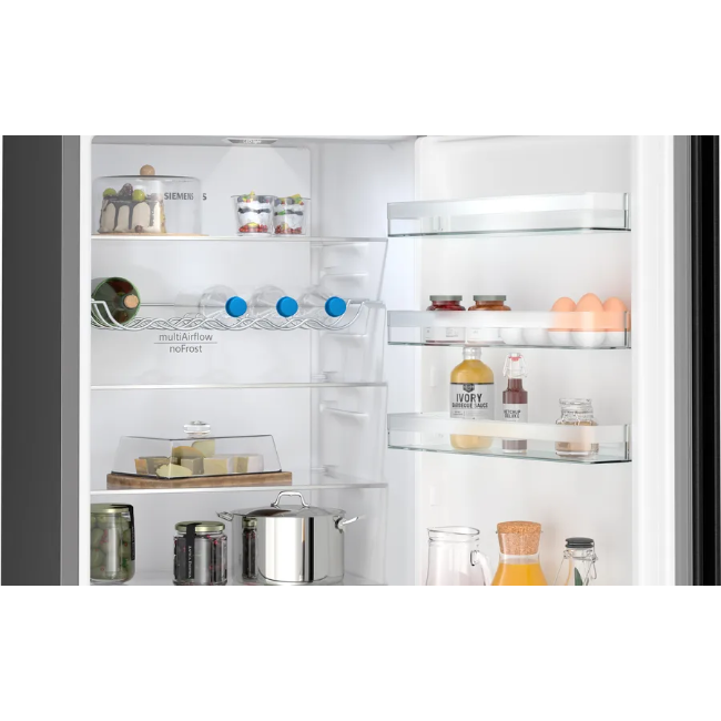 Siemens IQ300 Free-Standing Fridge-Freezer No-Frost - Black Steel | KG39NXXBF - Image 4