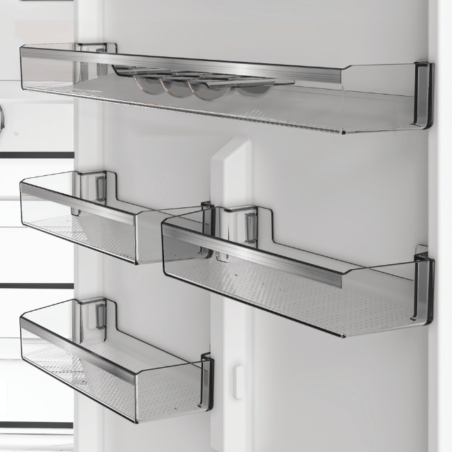 Hotpoint Dual No Frost 70/30 Fridge Freezer - Titanium Inox | HPK26493XP5UK - Image 6