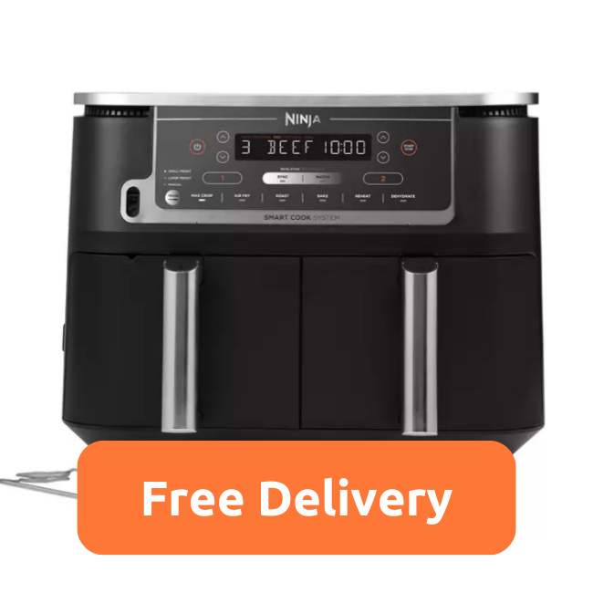 Ninja Foodi Max Dual Zone Air Fryer with Smart Cook Digital Probe | AF451UK Ninja Foodi Max Dual Zone Air Fryer with Smart Cook Digital Probe | AF451UK