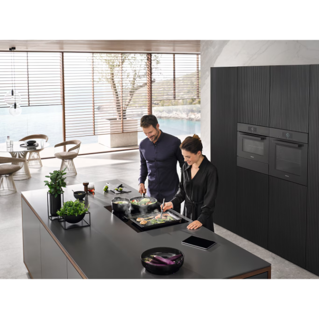 Miele Vented Induction Hob 80cm - Black | KMDA7473-1FL - Image 4