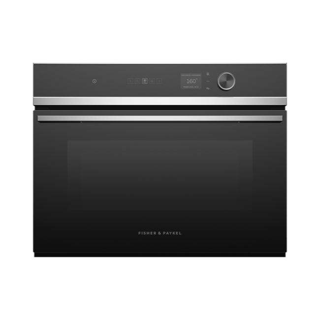 Fisher Paykel Series 7 Compact Combi-Microwave Oven - Black | OM60NDLX1