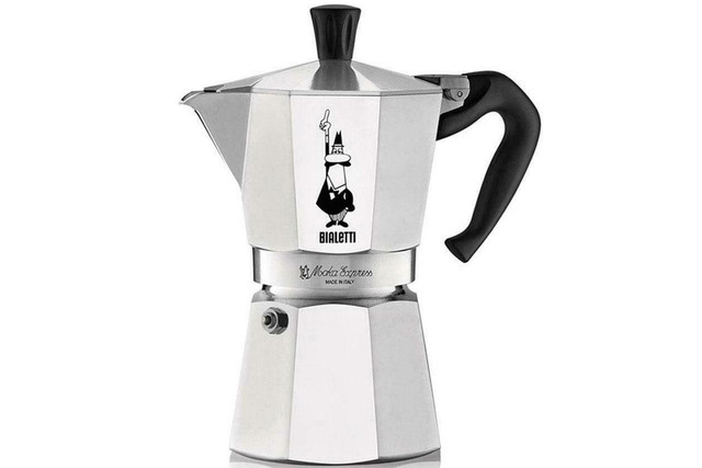 Bialetti  Moka Express 3 Cup- Espresso Coffee Maker – Silver | ME3 - Image 1 Bialetti  Moka Express 3 Cup- Espresso Coffee Maker – Silver | ME3 - Image 1