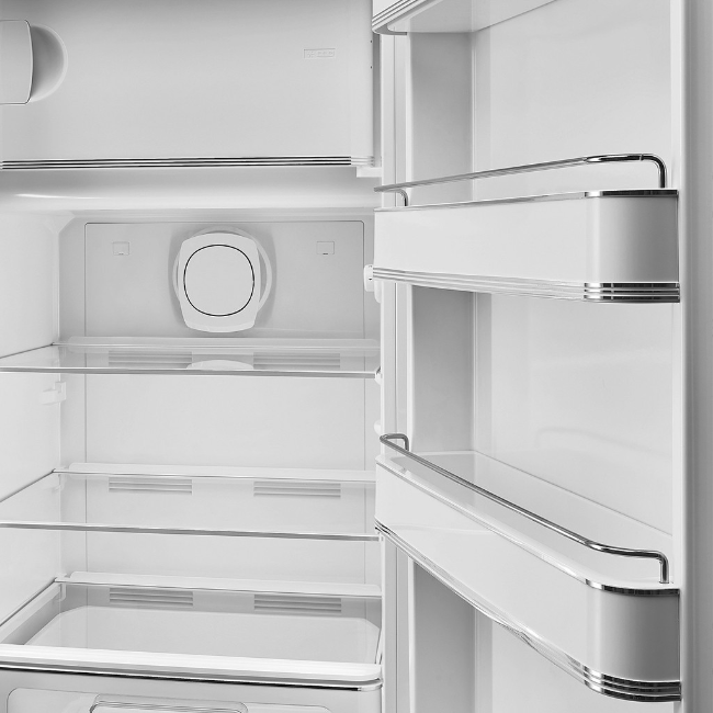 Smeg Freestanding 50's Style Fridge w/ Ice Box - Cream | FAB28LCR5UK - Image 7