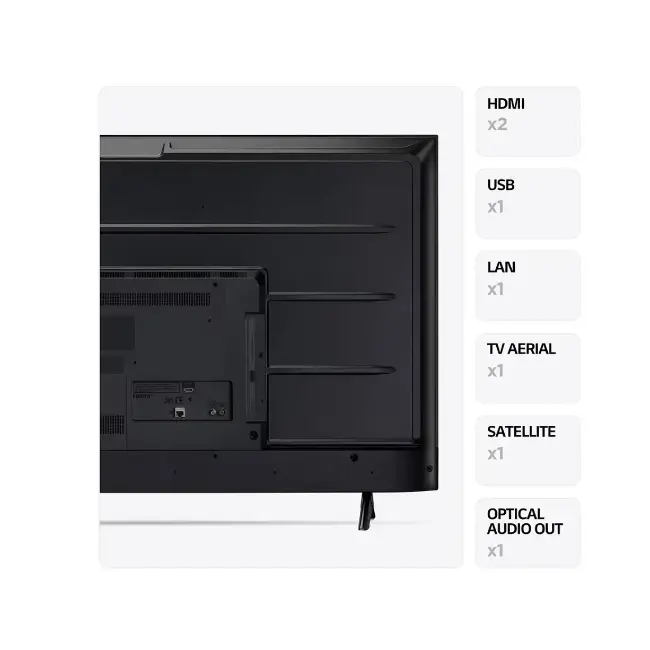 LG 43" FHD Smart TV | Black | 43LQ60006LA.AEKQ - Image 6 LG 43" FHD Smart TV | Black | 43LQ60006LA.AEKQ - Image 6