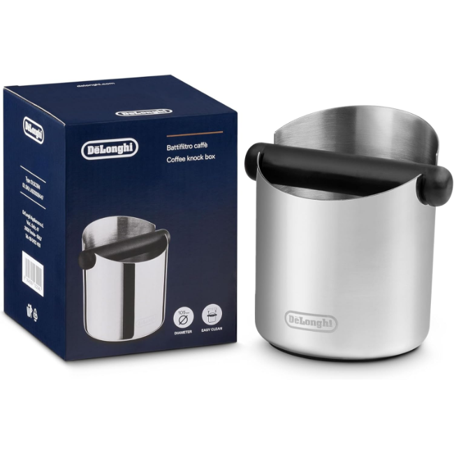 Delonghi Coffee Knock Box | Stainless Steel | DLSC084