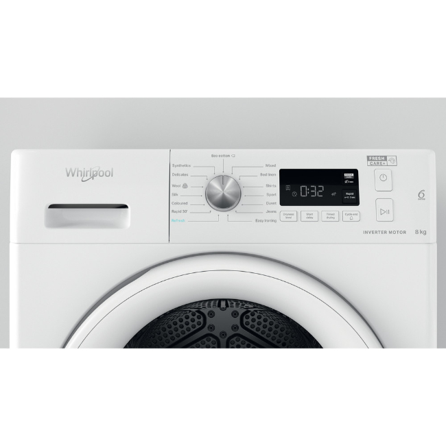 Whirlpool 8KG Heat Pump Tumble Dryer | FFT M11 8X2 UK - Image 3