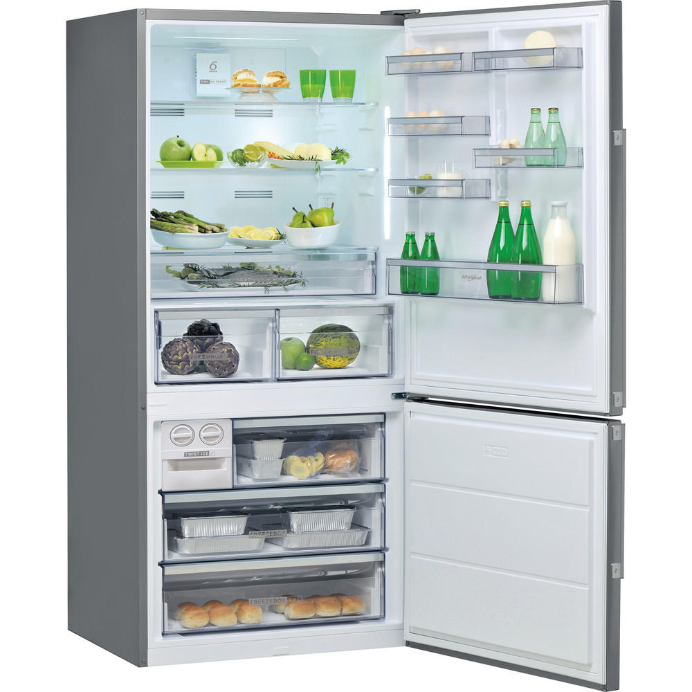 Whirlpool 6th Sense 84cm Fridge Freezer - Inox | W84BE 72 X UK 2 - Image 3